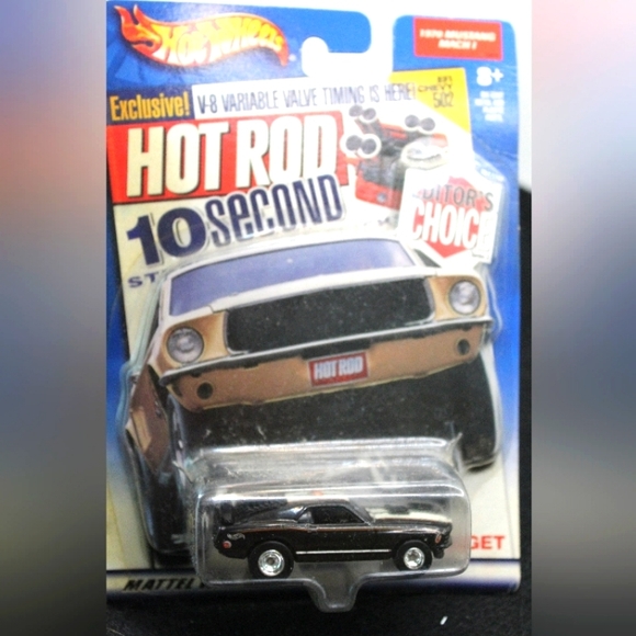 1970 Mustang Mach 1 Hot Wheels Hot Rod Target edition car black - Picture 1 of 3